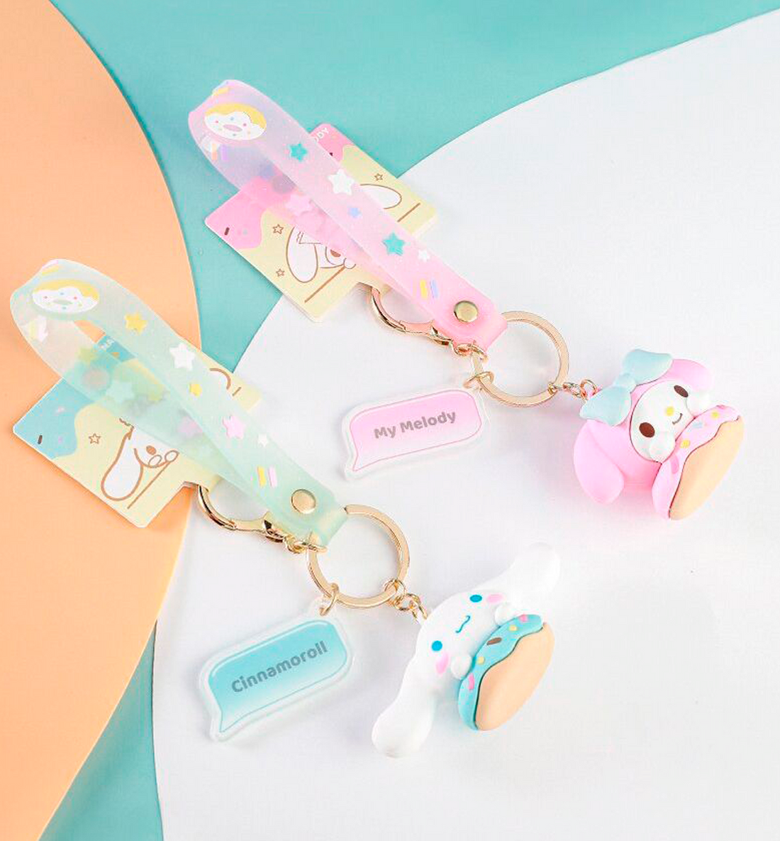 Sanrio Character Donuts Figure Keyring