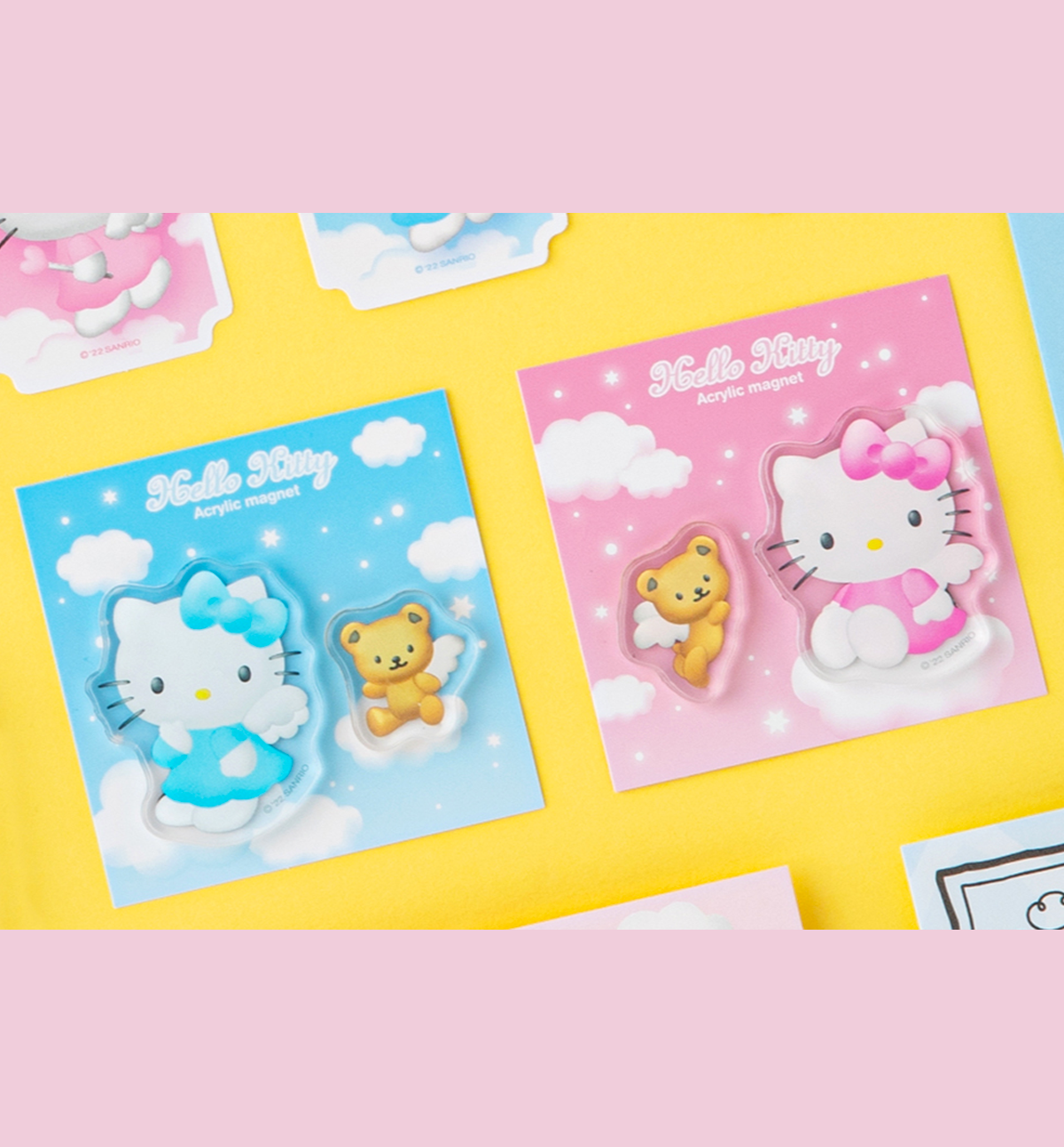 Hello Kitty Photocard Frame & Sticker [Strawberry]