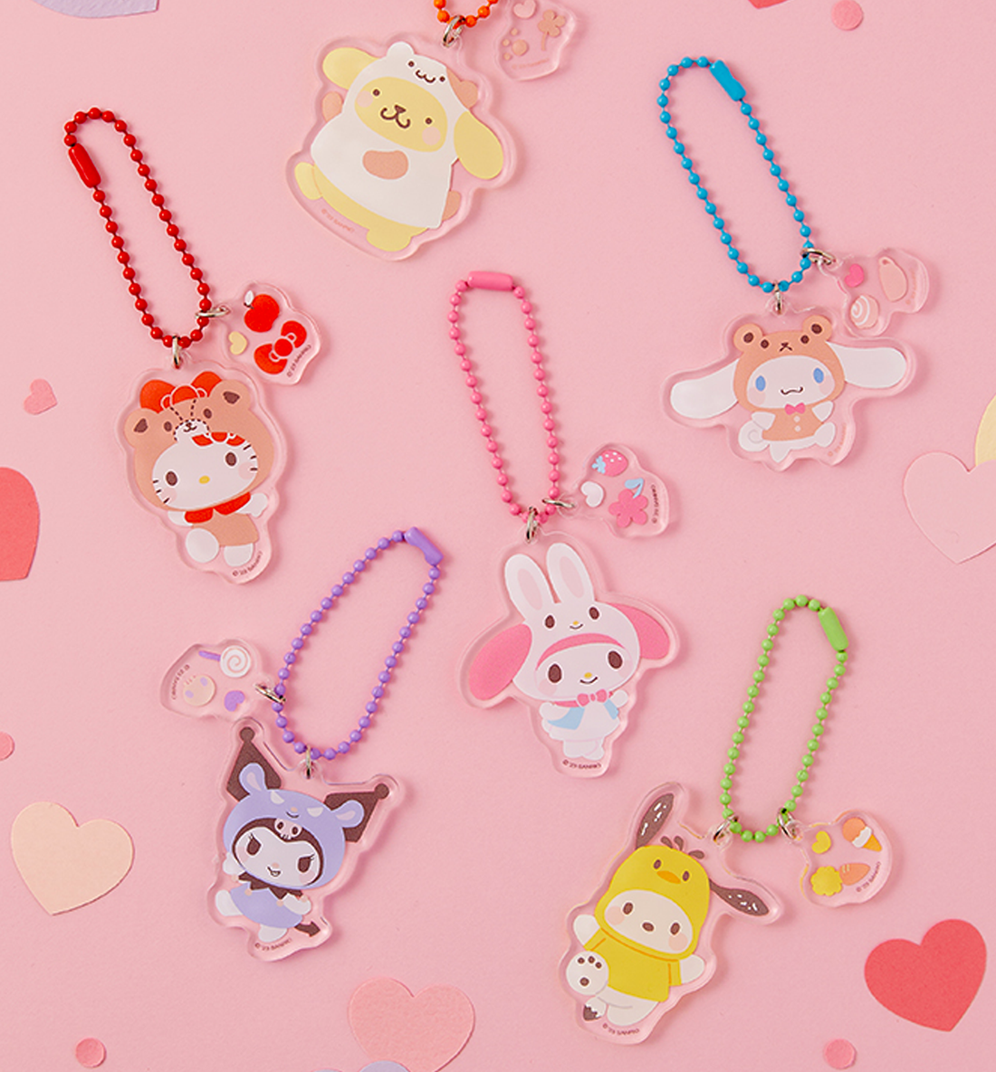 Sanrio Cosplay Acrylic Keyring [ 6 Designs]