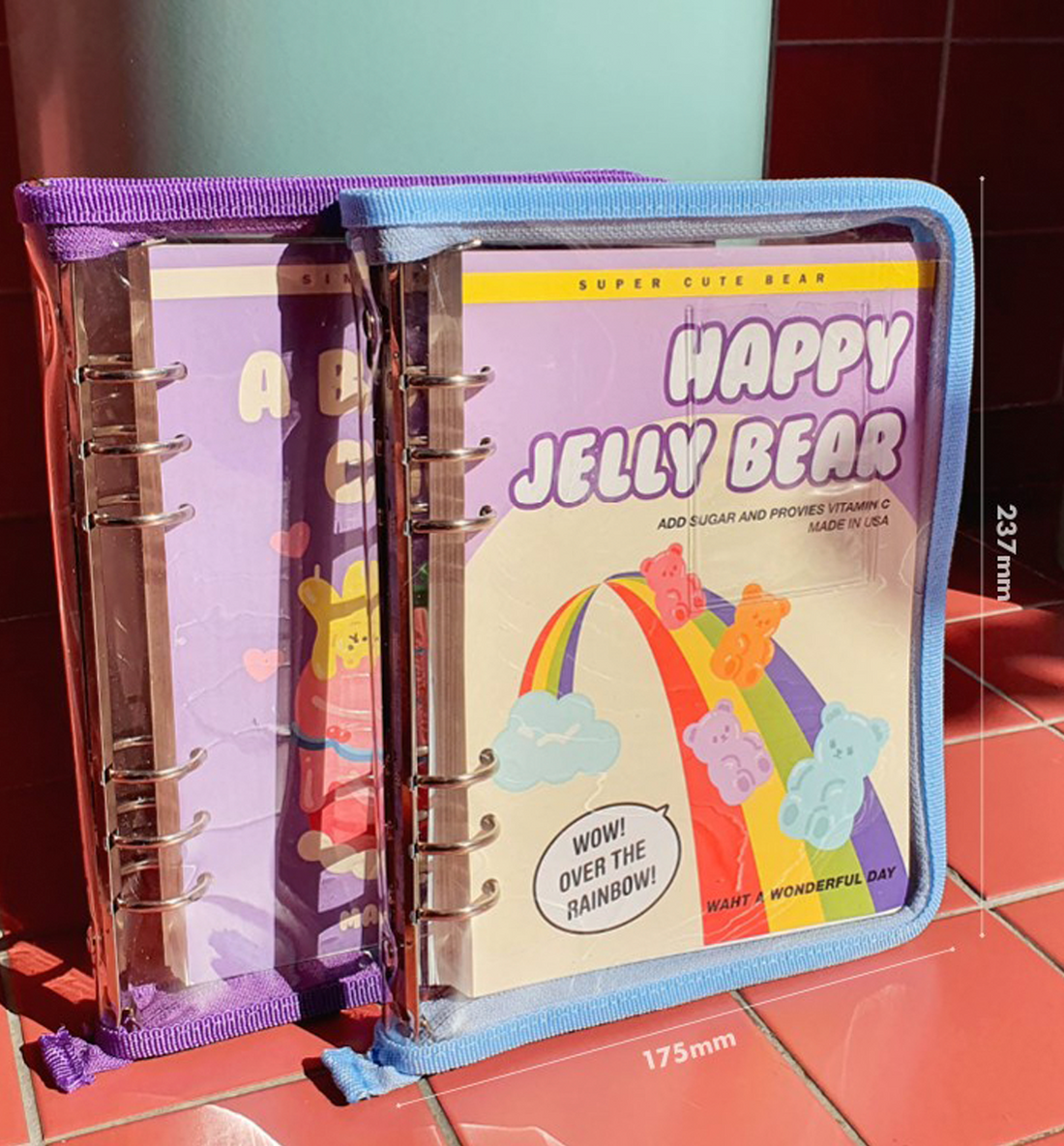 A5 Weekly Retro Zipper Planner