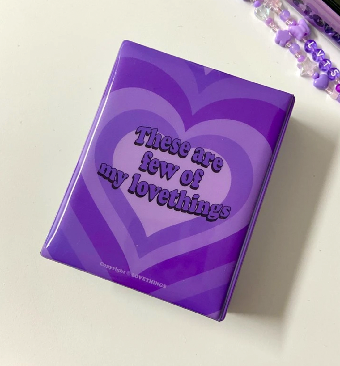 Purple Power heart Collect book