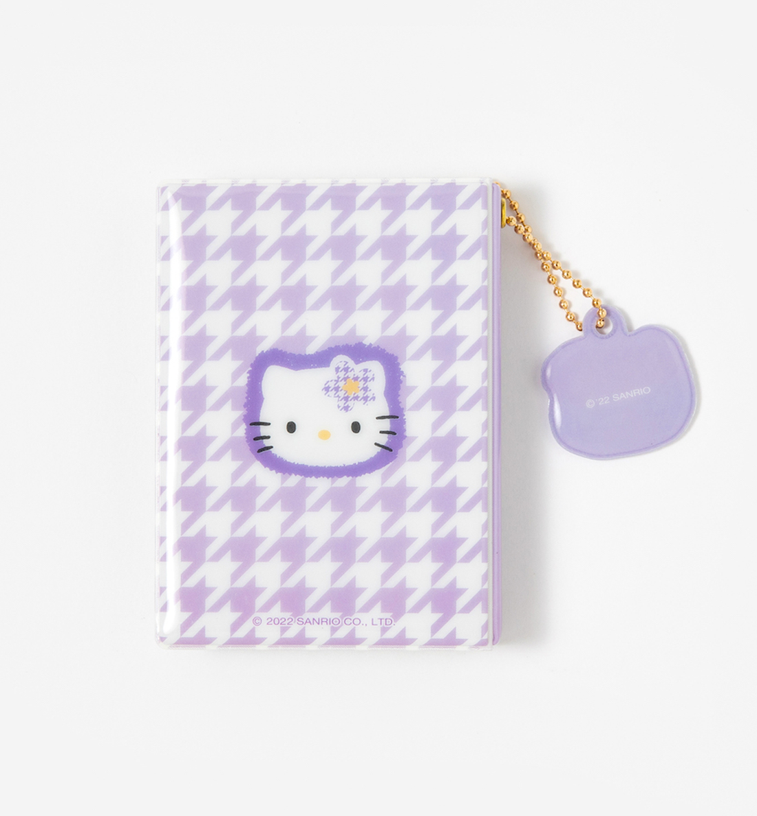 Hello Kitty Collect Book + Keyring [Check Flower Purple]