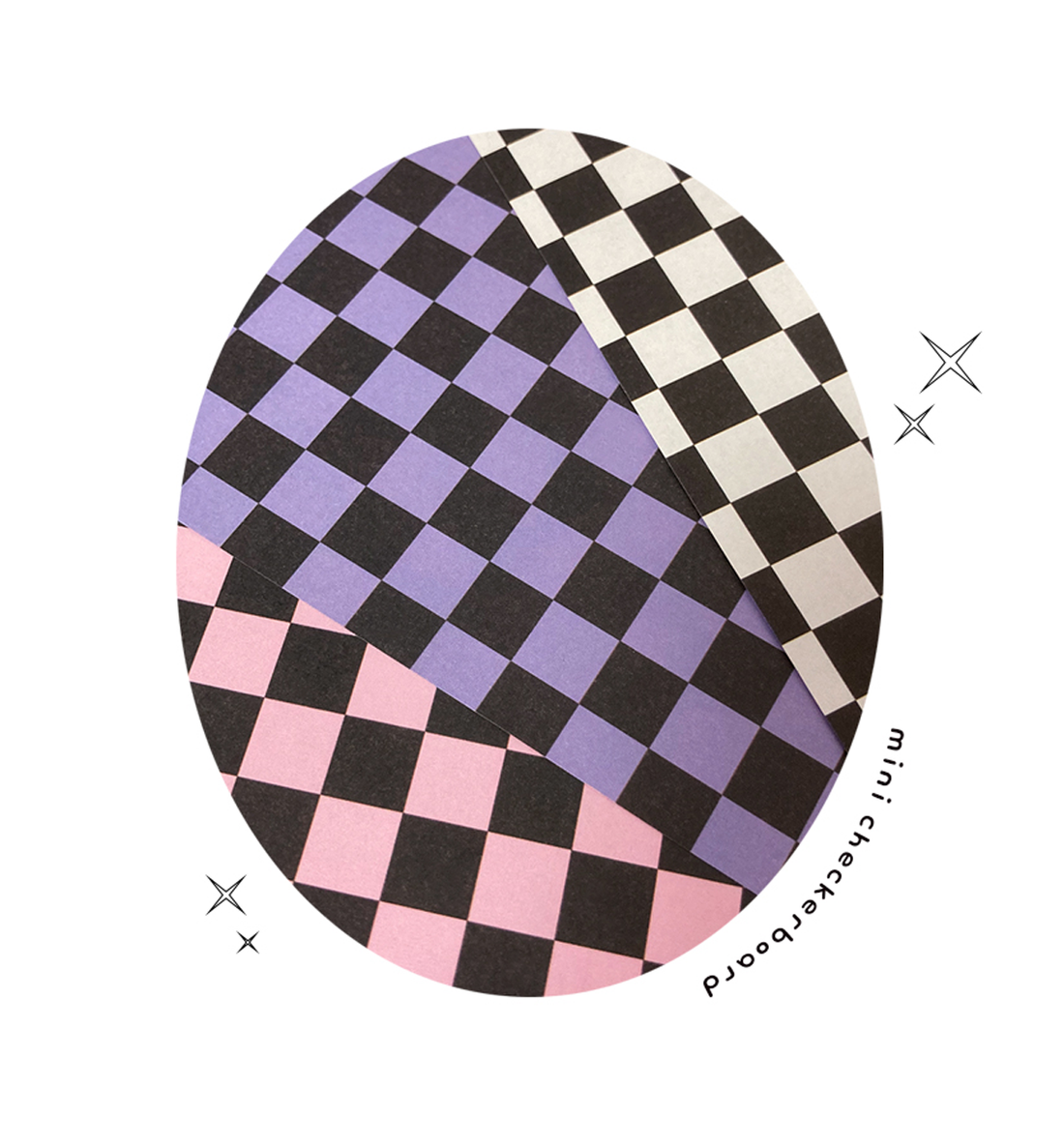 A4 Mini Checkerboard Paper [3 Colors]