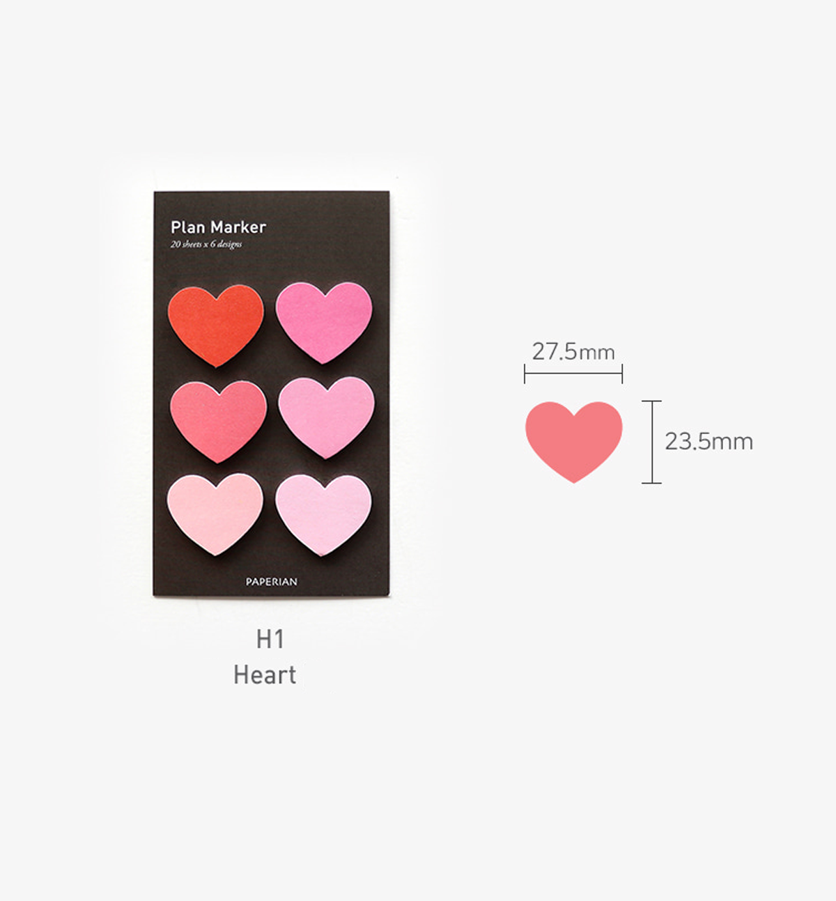 Plan Maker Sticky Note [Heart]