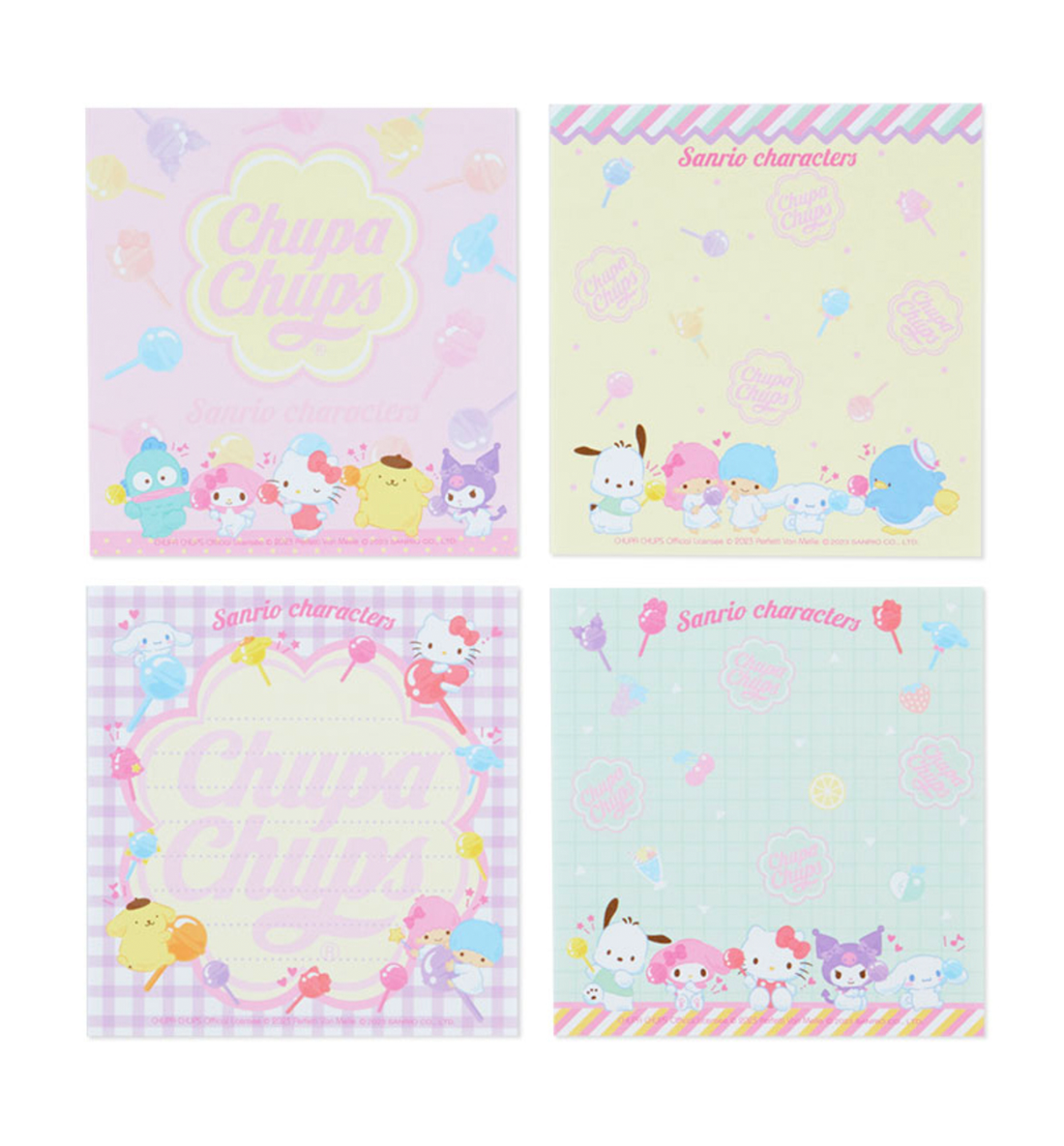 Sanrio Characters & Chupa Chups Memopad [Limited Edition]