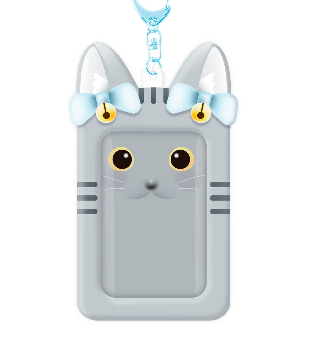 Gray Kitty Photocard Holder