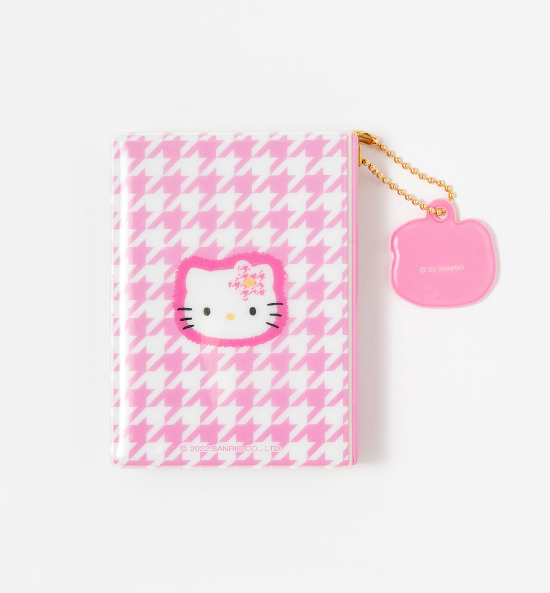 Hello Kitty Collect Book + Keyring [Check Flower Pink]