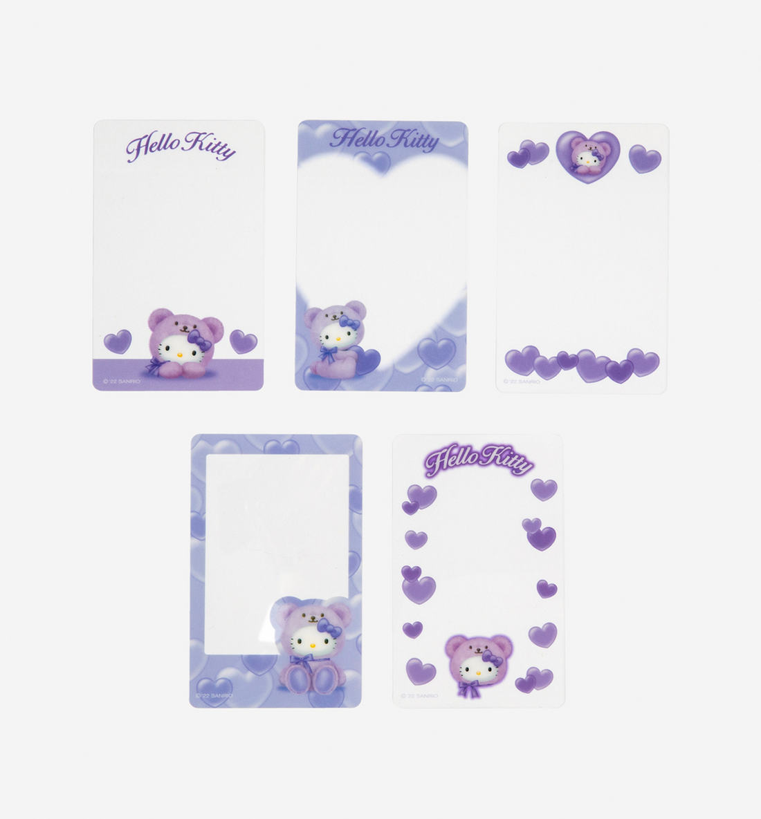 Hello Kitty Photo Frame [Heart Bear Purple]