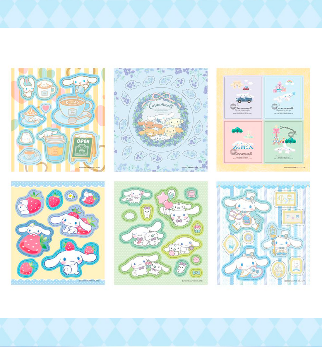 Cinnamoroll Sticker Book [24 Sheets]