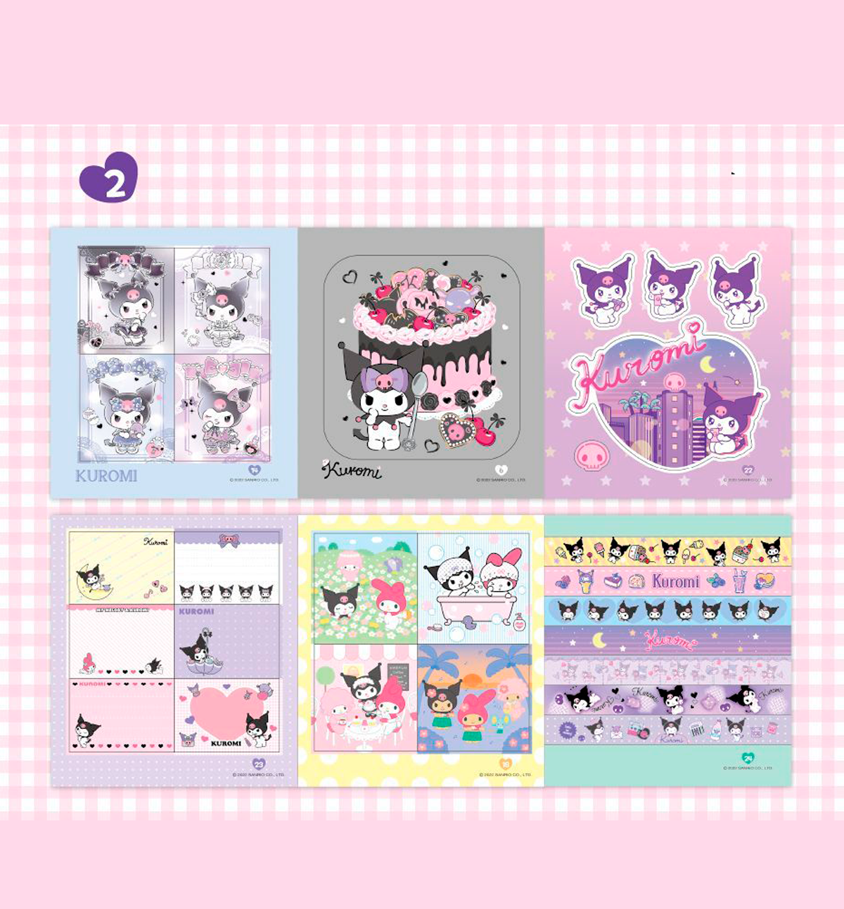 Kuromi Stickers 