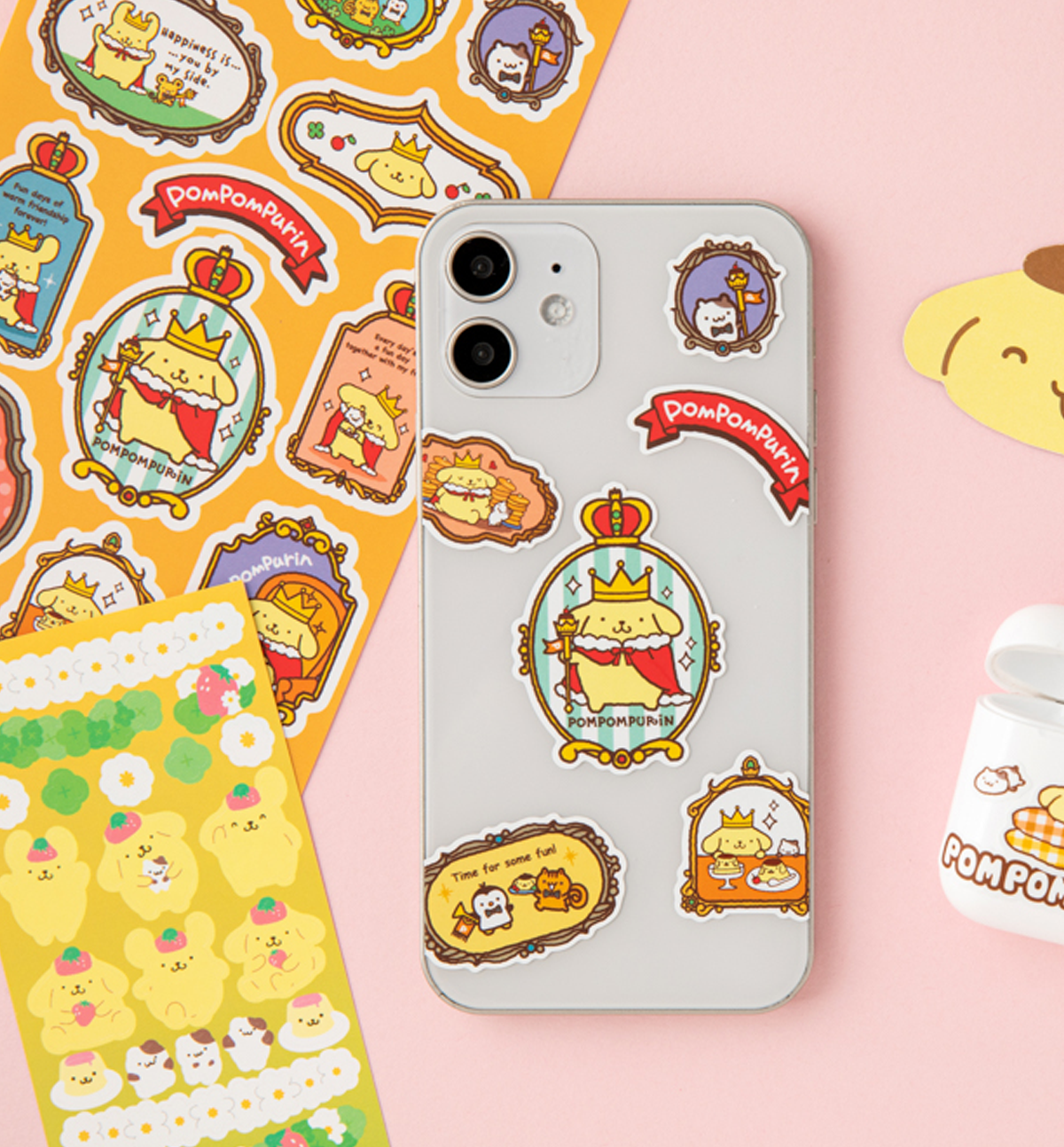 Pompompurin Photo Big Sticker Pack