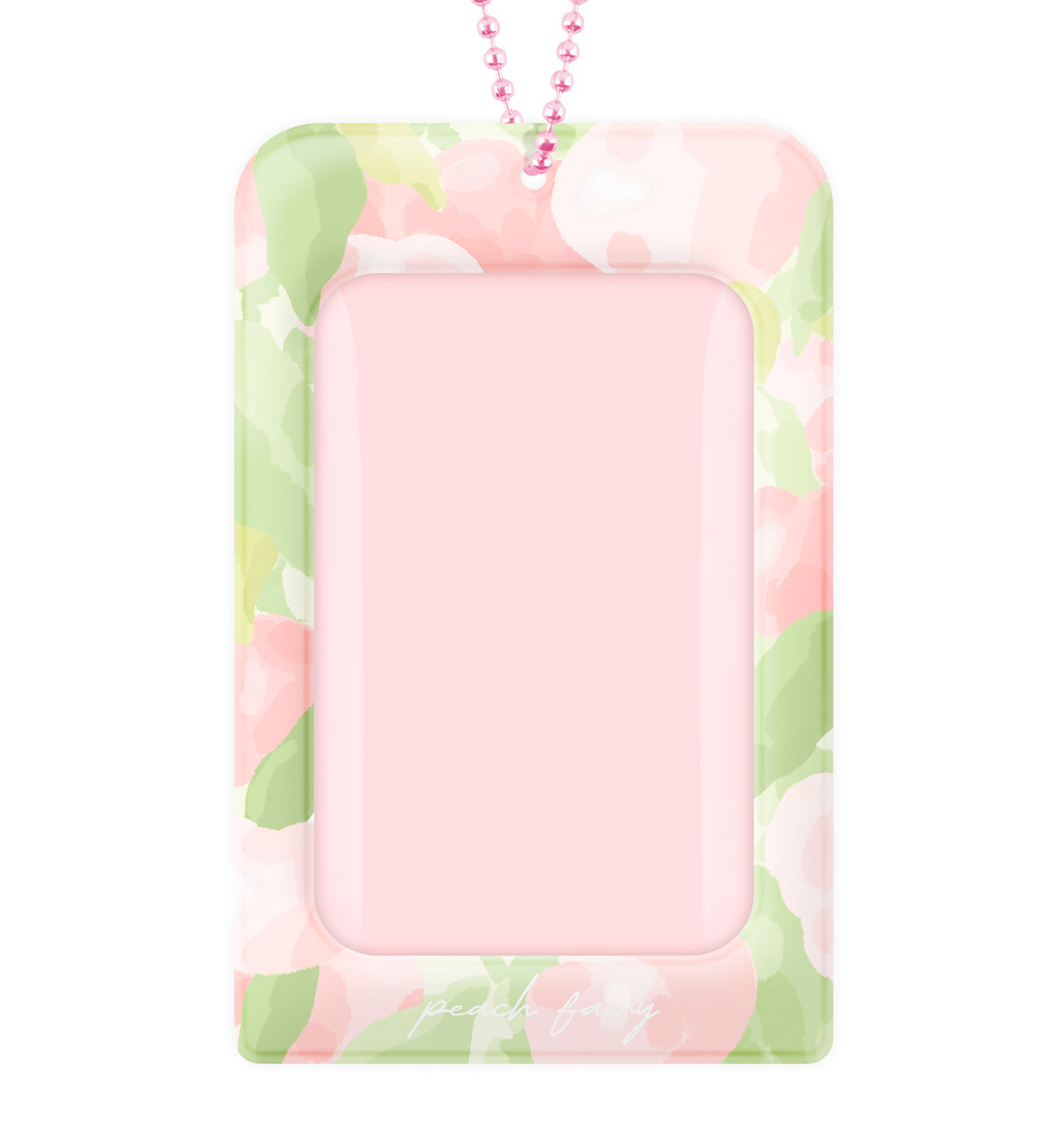 Watercolor Peach Fairy Photocard Holder