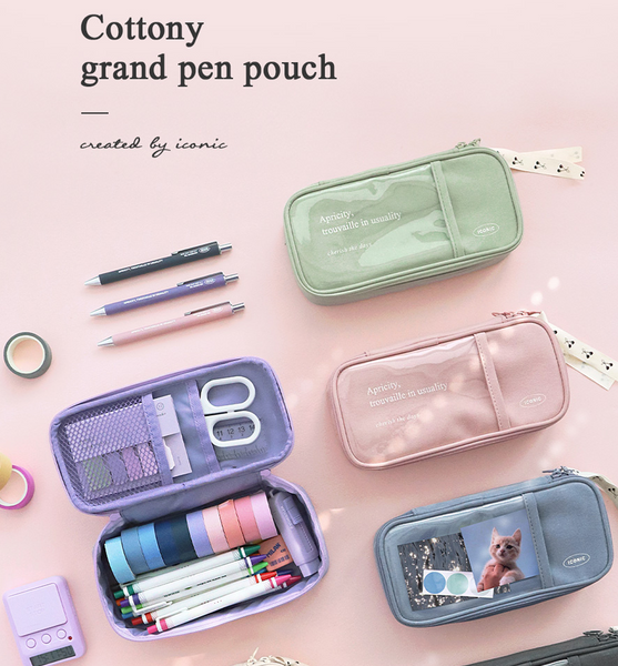 Iconic Apricity Lucid Pen Pouch, 01 Clear