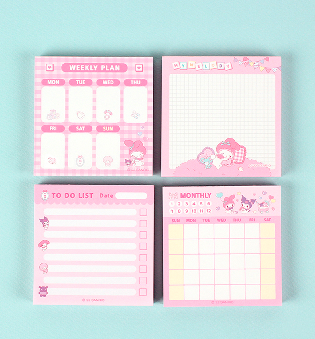 My Melody My Plan Memopad