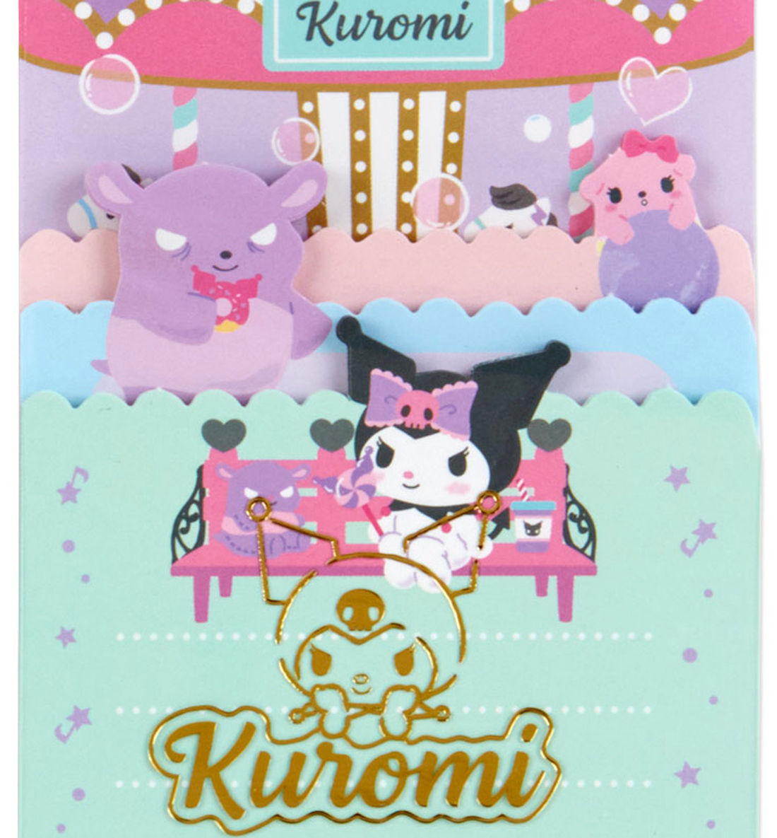 Sanrio and Friends Happy Time Memopad [Kuromi]