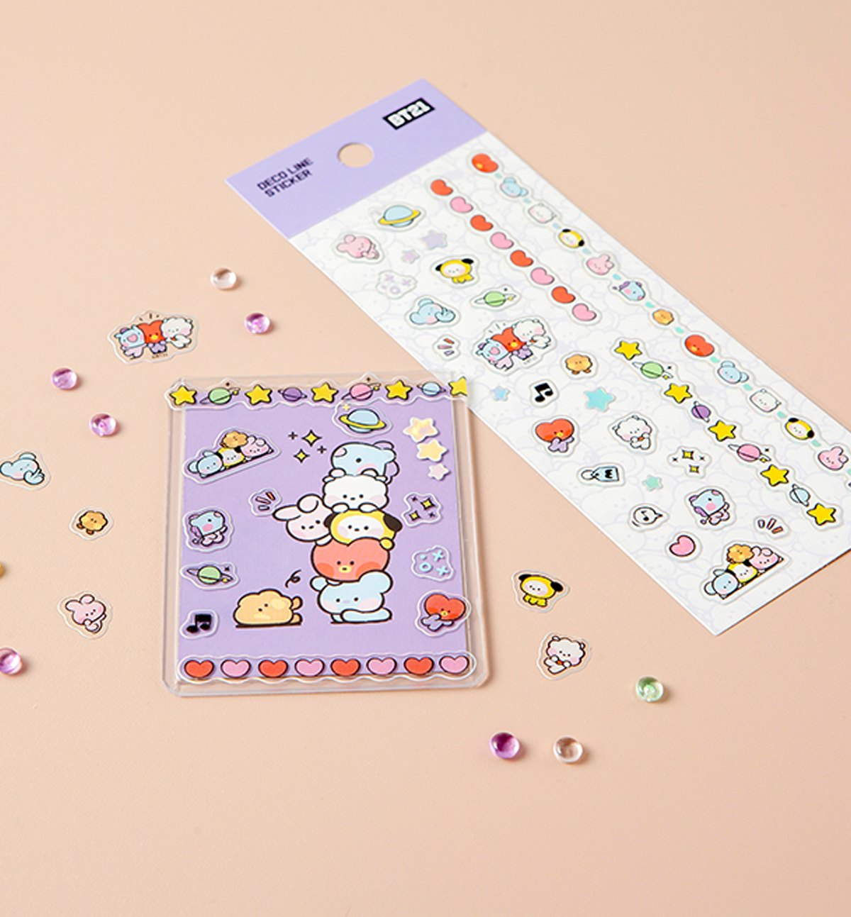 LINE FRIENDS BT21 Deco Sticker RJ - tokopie