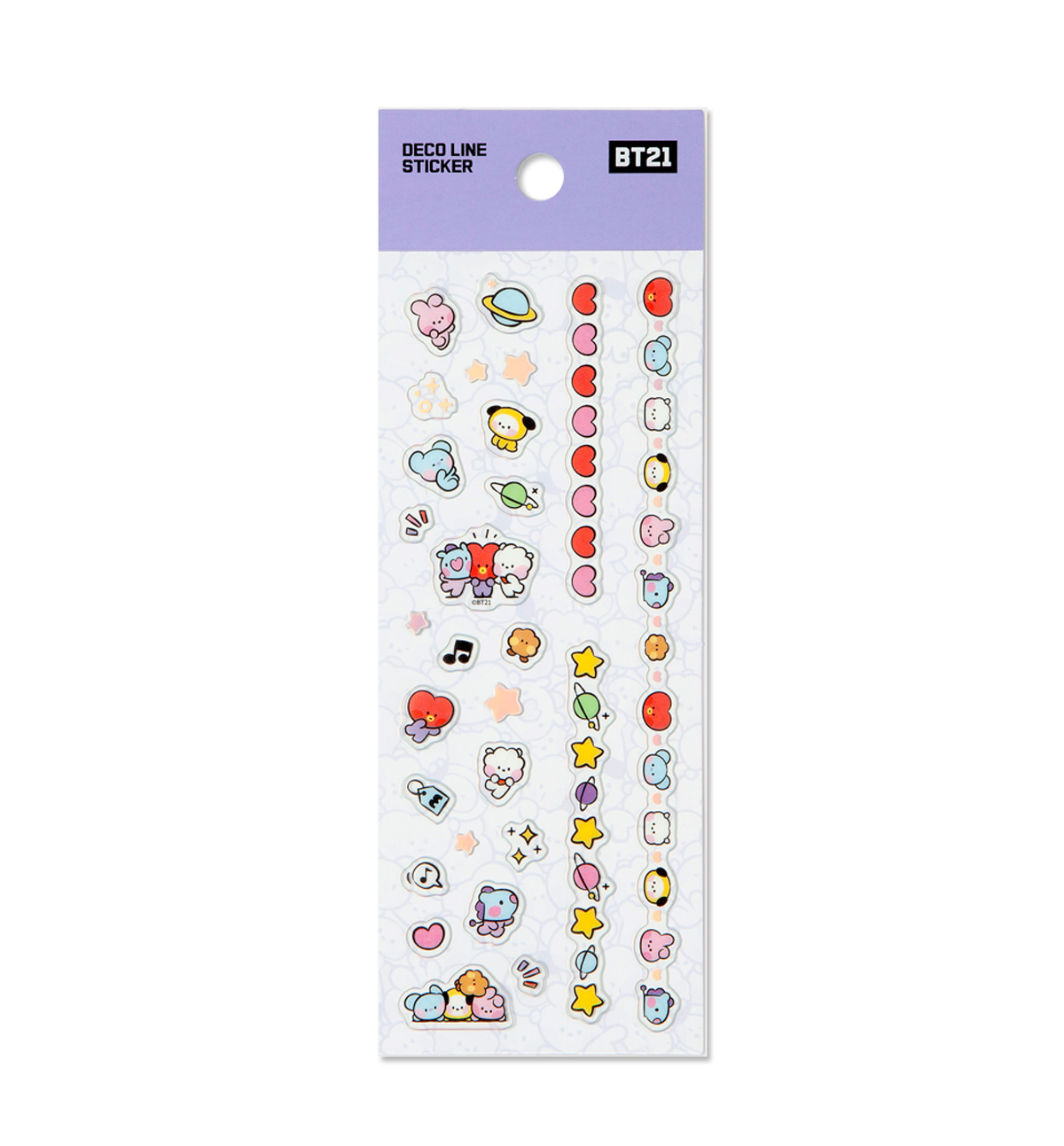 LINE FRIENDS BT21 Deco Sticker RJ - tokopie